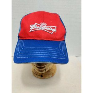 K- Products Budweiser American Flag Adjustable Mesh Trucker Hat Cap Beer